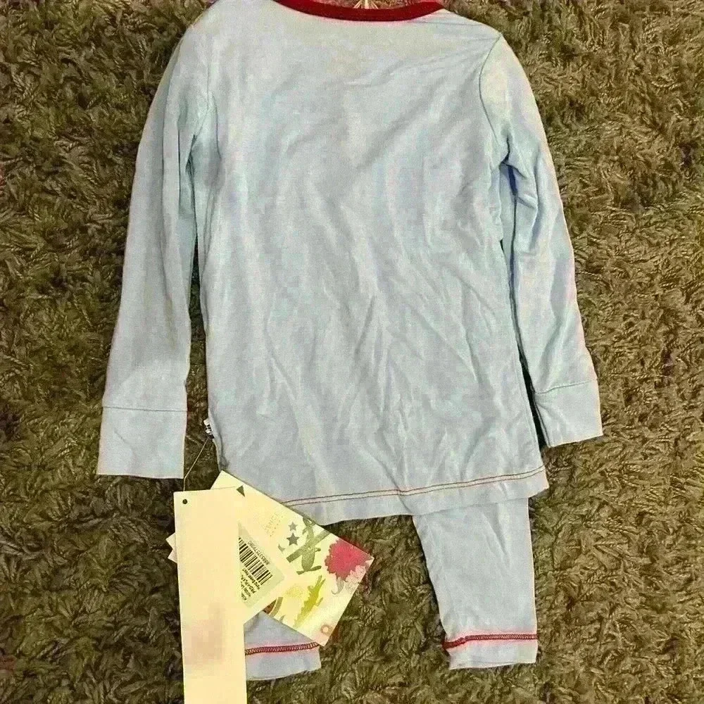 Valentine's Bamboo Long Sleeve Applique Pajama Set, Pond Sweet Heart. 2T NWT